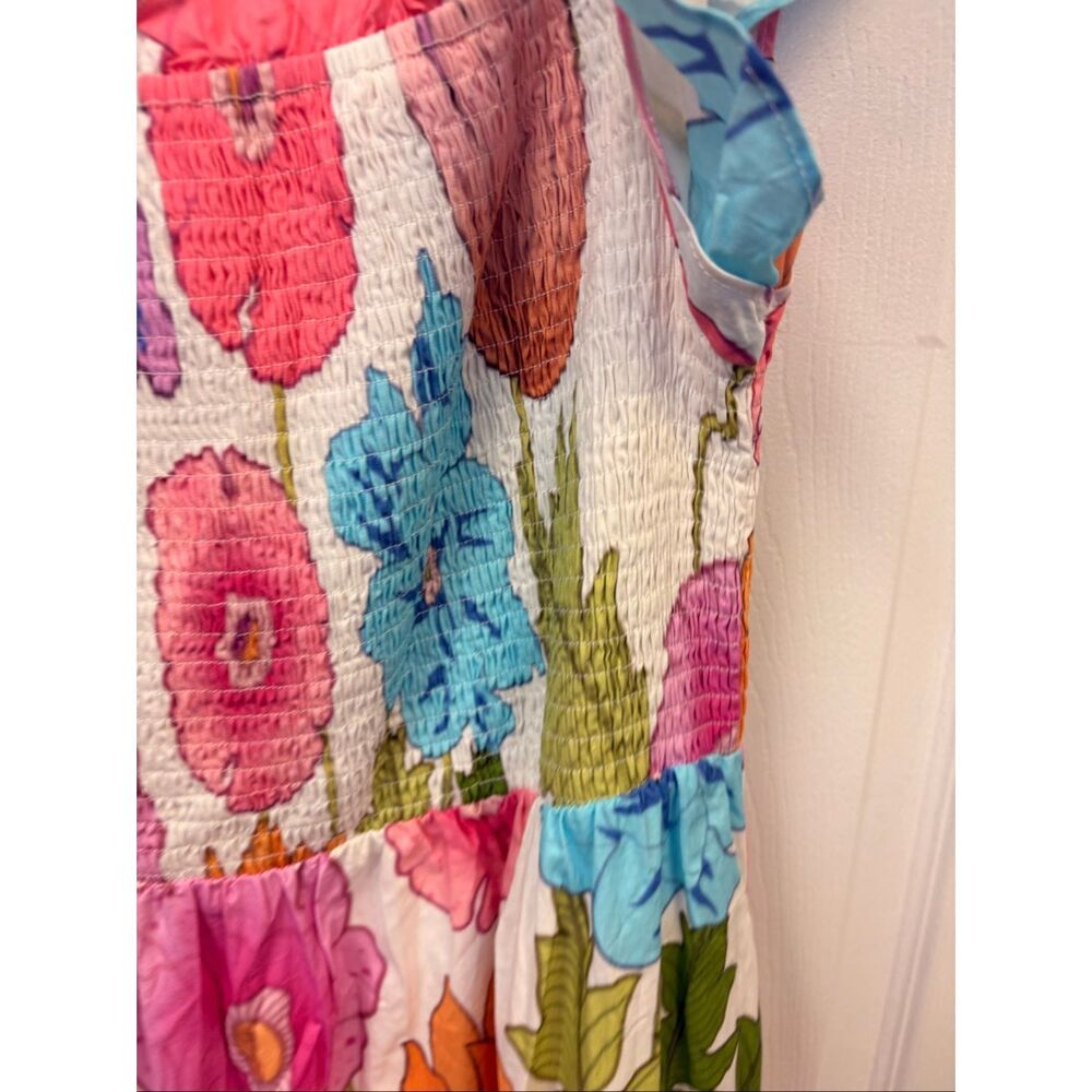 Floral Latterned Babydoll Dress - Picture 5 of 7